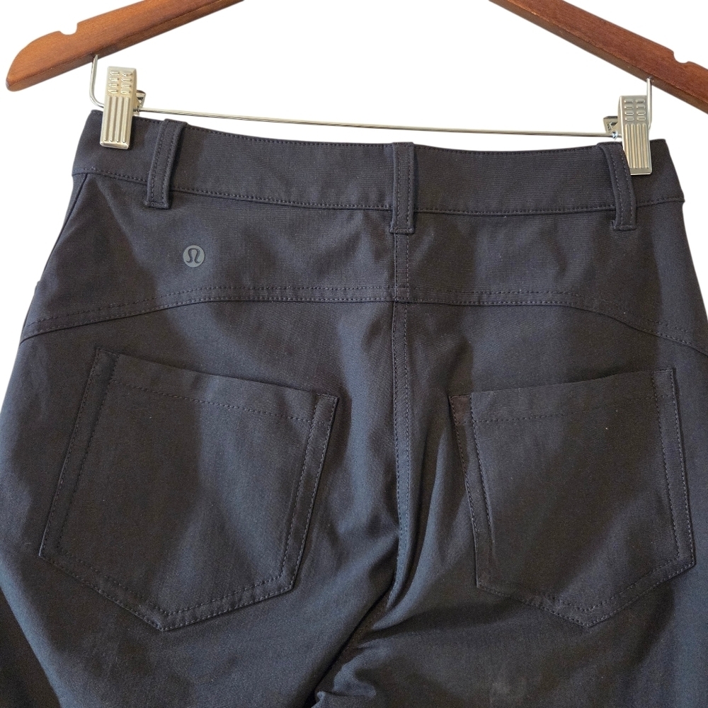 Lululemon Women's Pants Black Size 6 City Sleek 5 Pocket 7/8 Casual Everyday - Picture 13 of 14